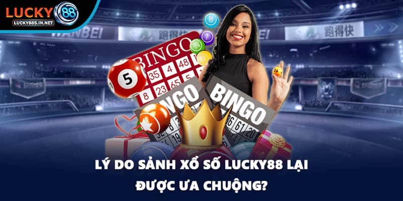 Lý do sảnh xổ số Lucky88 lại được ưa chuộng?